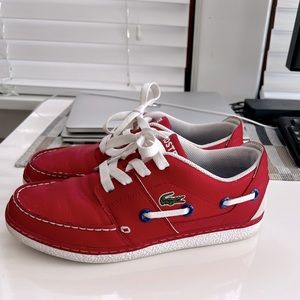 Lacoste boat shoes
